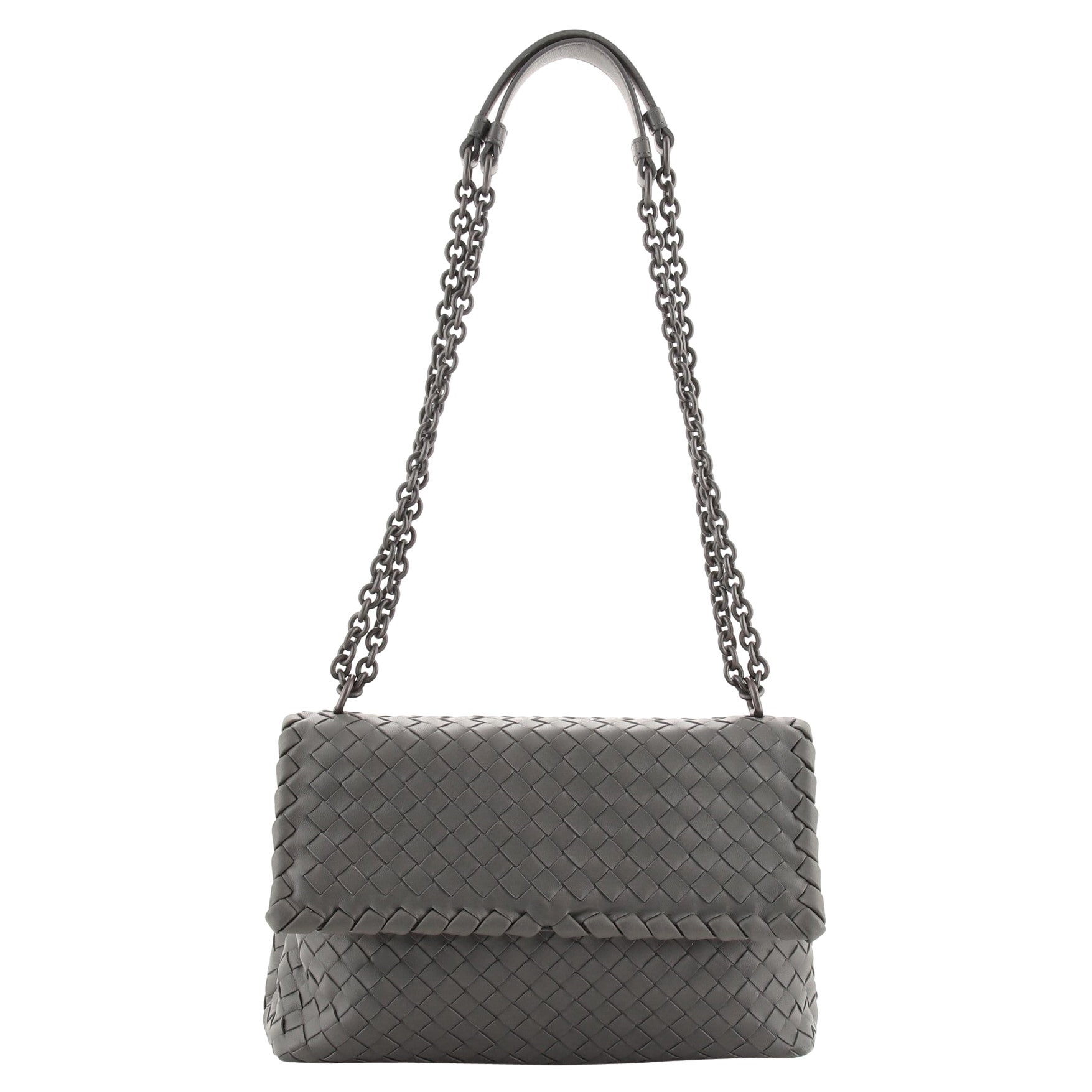 Bottega Veneta Olimpia Crossbody Bag Intrecciato Nappa Small