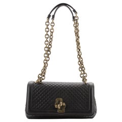 Bottega Veneta Olimpia Knot Flap Bag Quilted Calfskin Medium