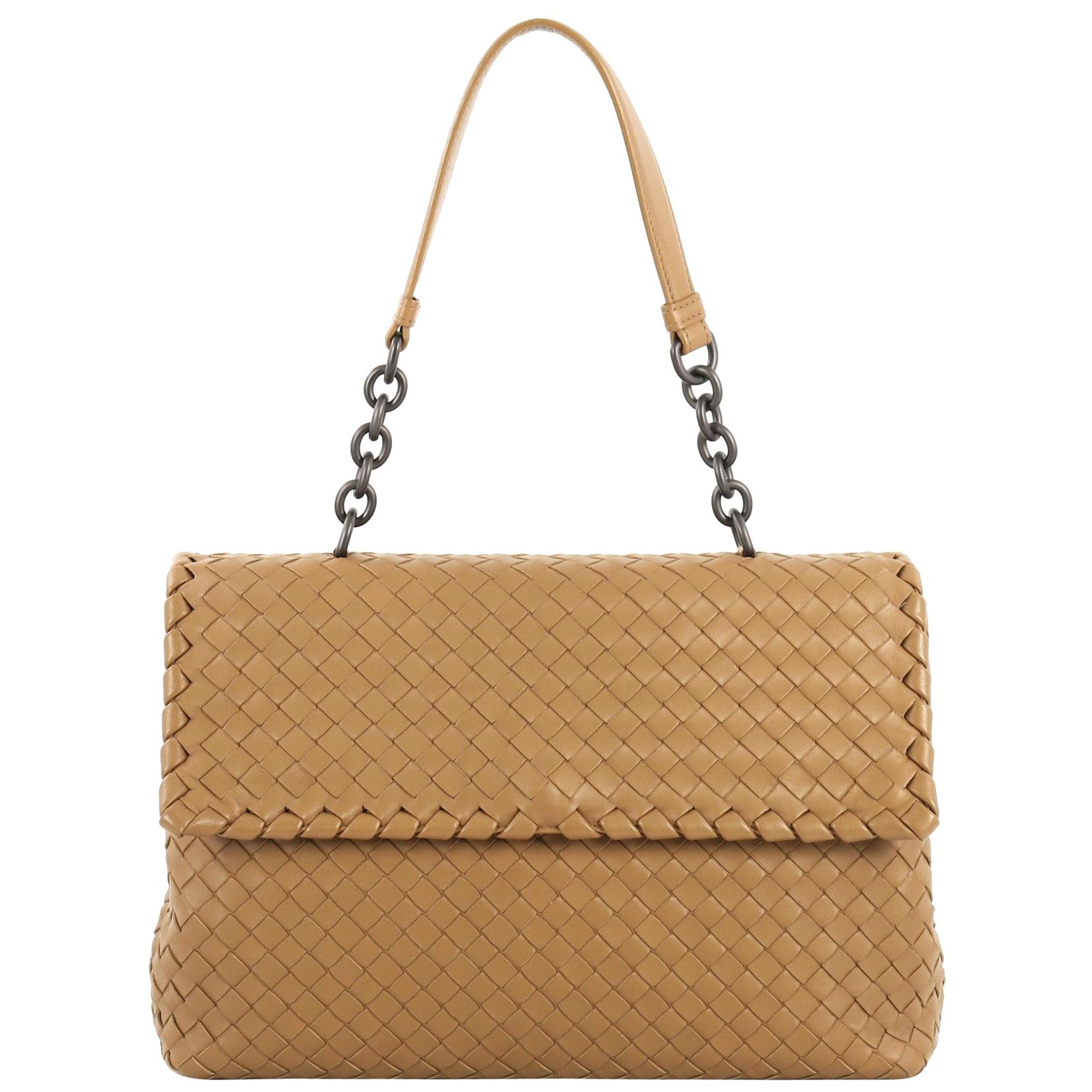 Bottega Veneta Olimpia Shoulder Bag Intrecciato Nappa Medium