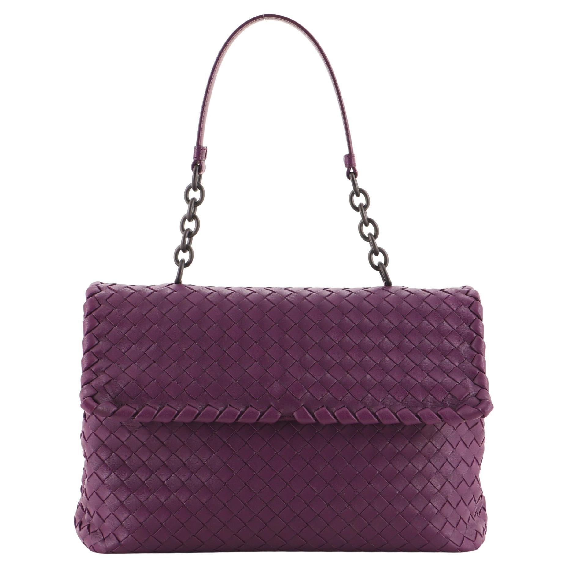 Bottega Veneta Olimpia Shoulder Bag Intrecciato Nappa Medium