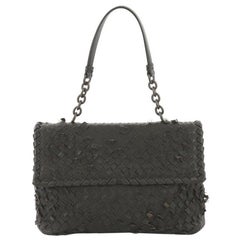 Bottega Veneta Olimpia Shoulder Bag Tobu Intrecciato Nappa Medium