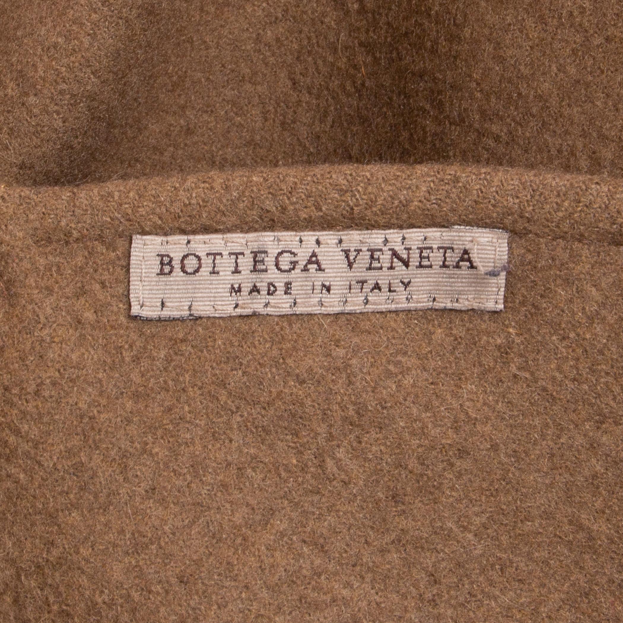 BOTTEGA VENETA olive drab brown cashmere OVERSIZE Coat Jacket 38 XS 1