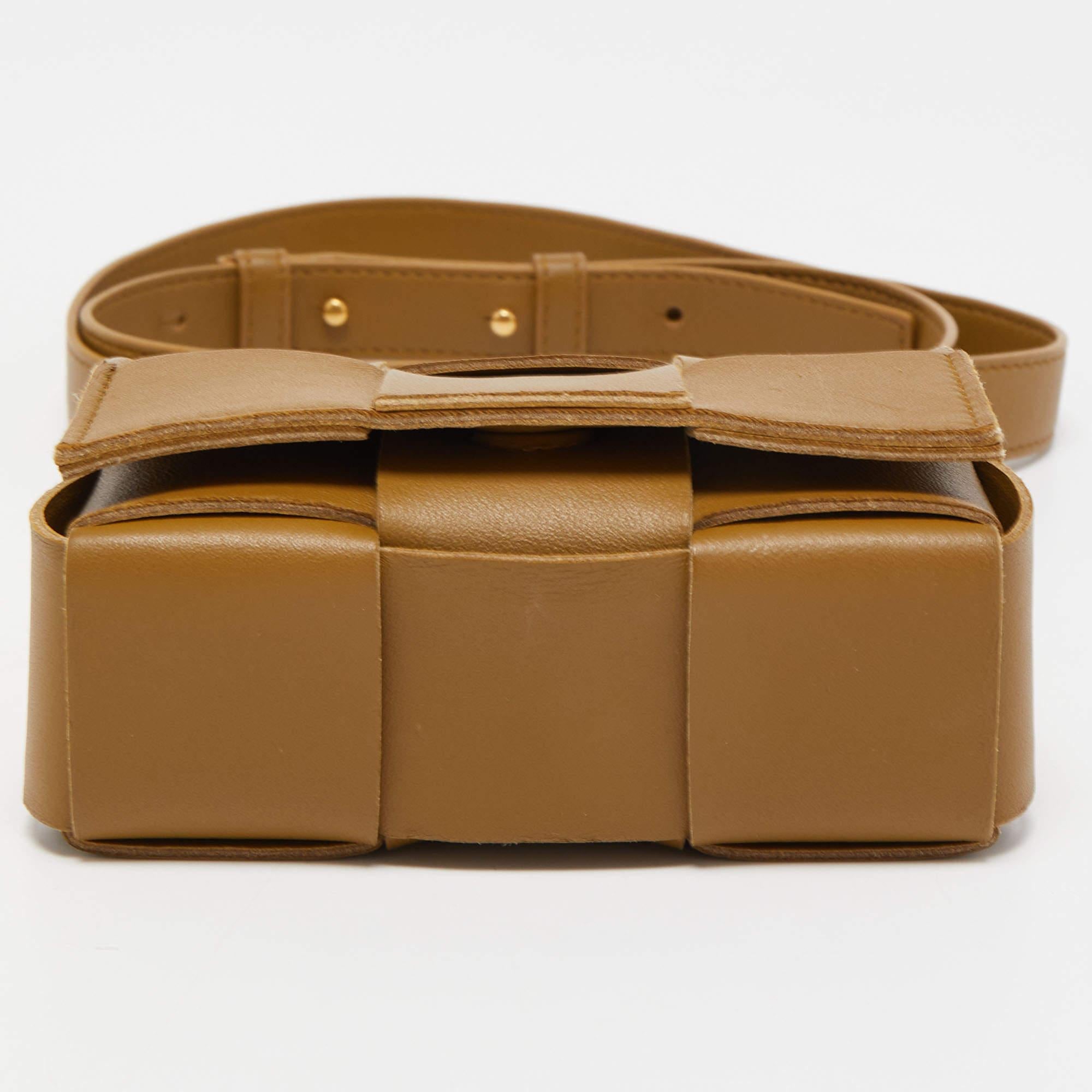 Bottega Veneta Olive Green Intrecciato Leather Mini Candy Cassette Crossbody Bag 1