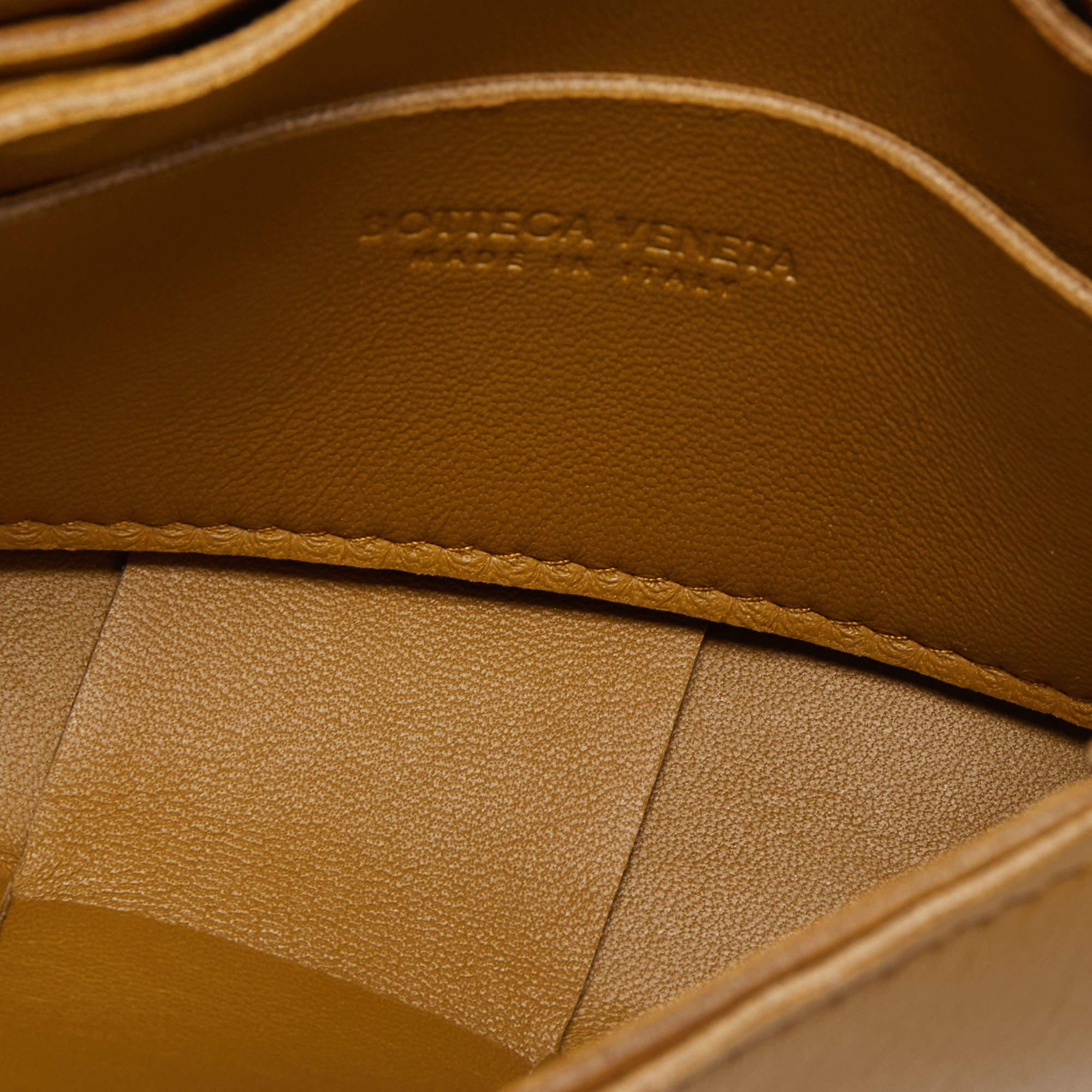 Bottega Veneta Olive Green Intrecciato Leather Mini Candy Cassette Crossbody Bag 2