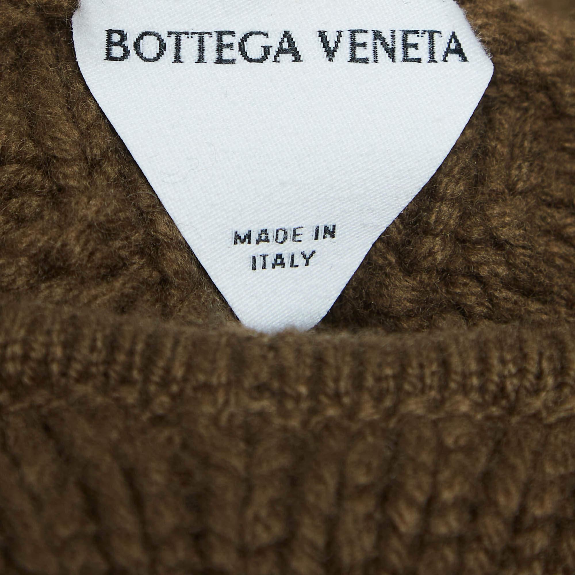 Pull à capuche vert olive Bottega Veneta Excellent état - En vente à Dubai, Al Qouz 2