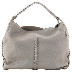 Bottega Veneta Open Hobo Cervo with Intrecciato Detail Medium