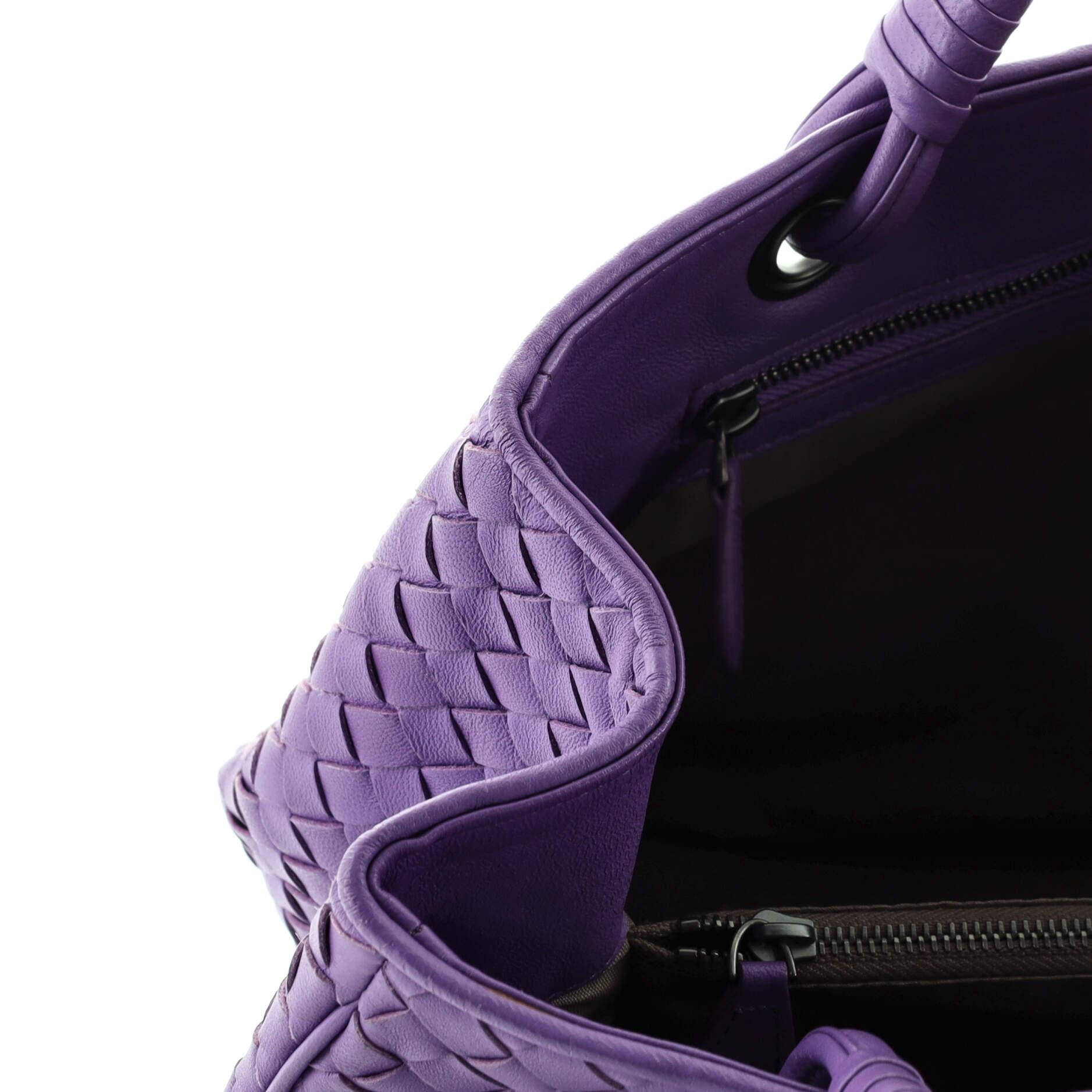 Offene Einkaufstasche Intrecciato Nappa von Bottega Veneta, klein 2