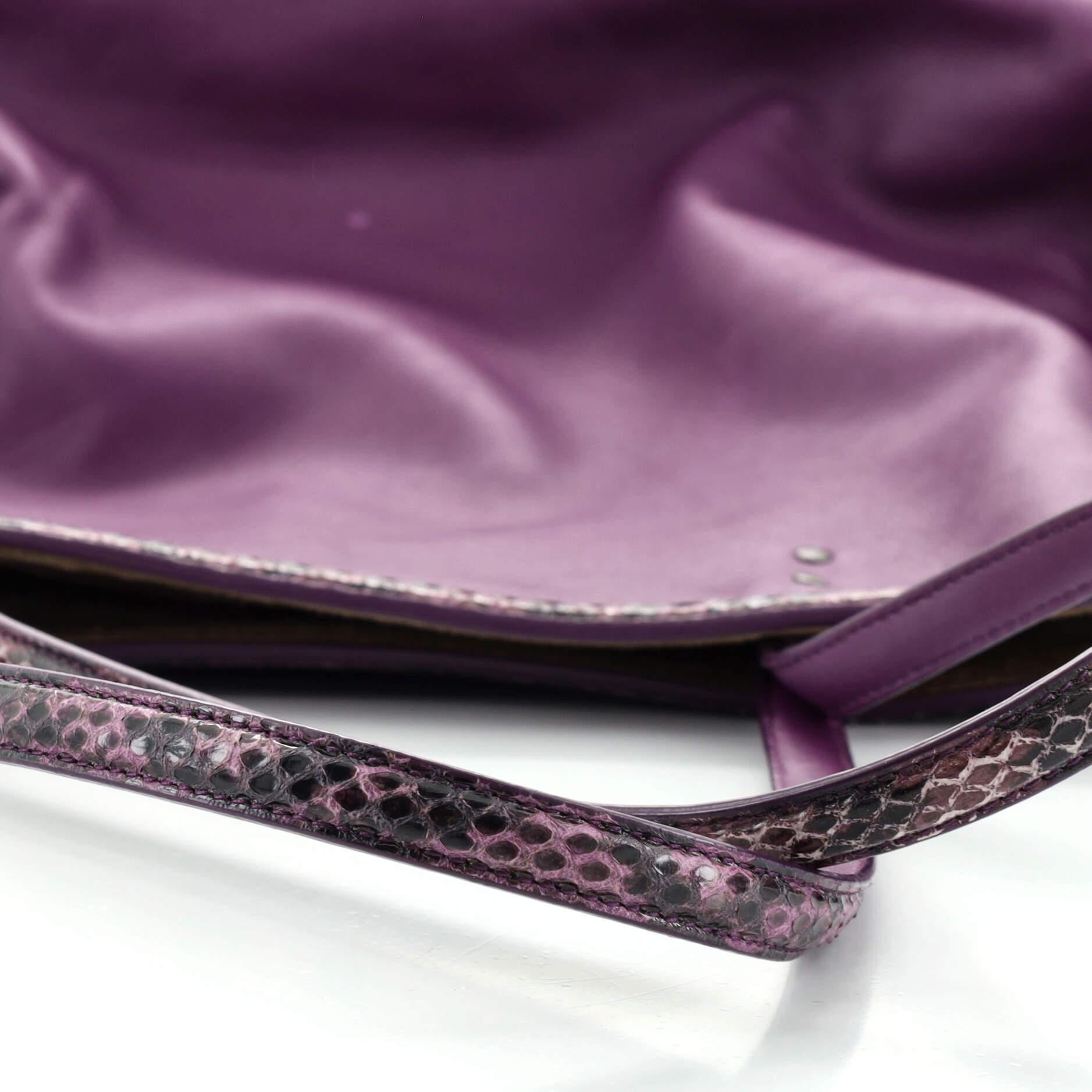 Bottega Veneta Open Tote Leather and Intrecciato Nappa with Ayers Detail Large 4