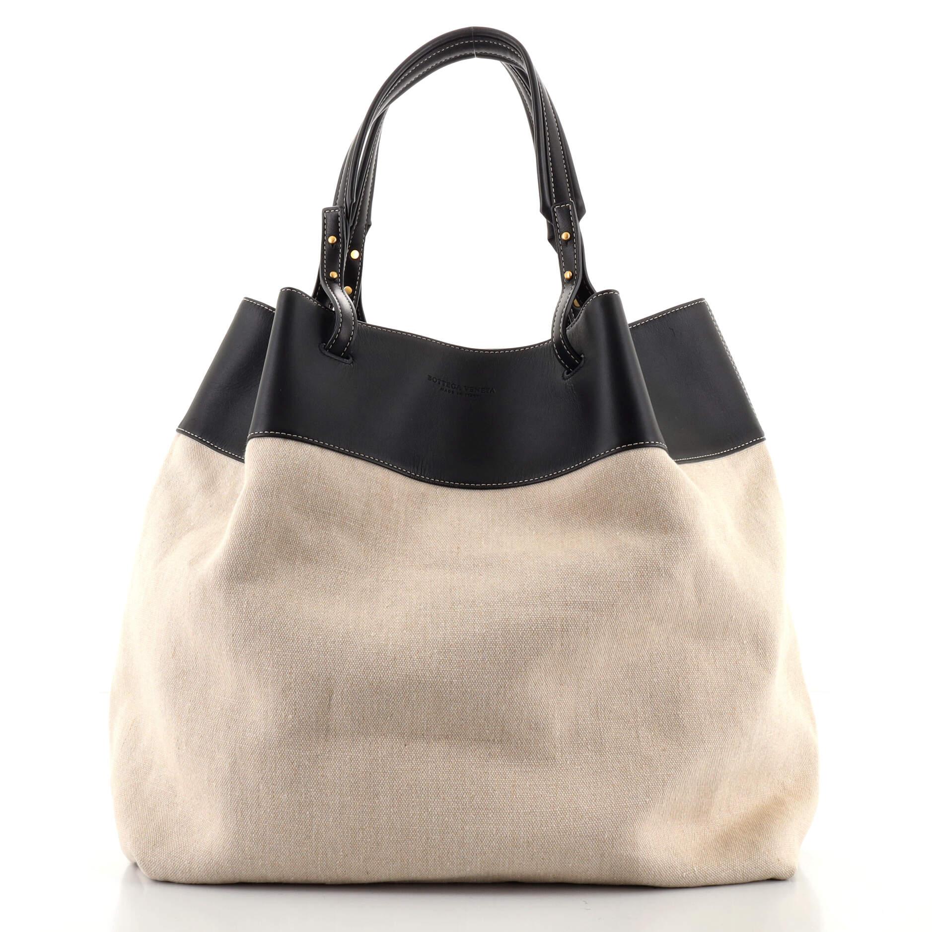 bottega veneta canvas tote