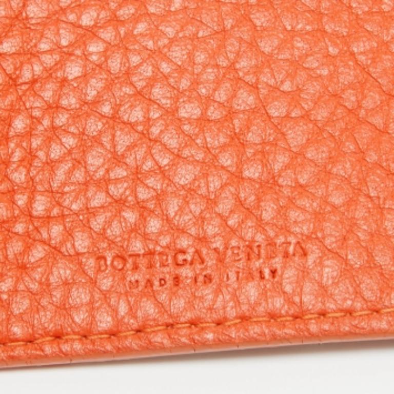 De las mujeres Bottega Veneta Pulsera Envolvente de Doble Hebilla de Yute y Piel Intrecciato Naranja en venta