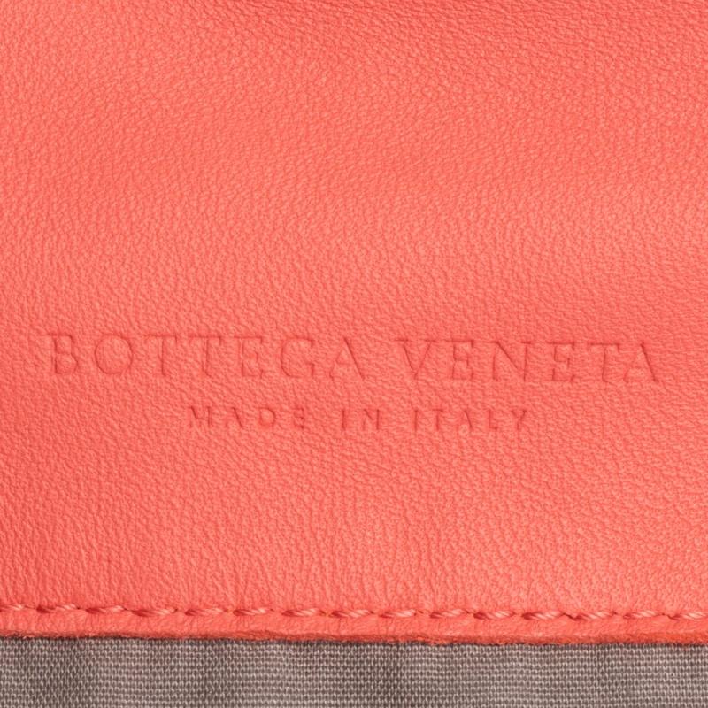 Bottega Veneta Orange Intrecciato Leather Tote 7