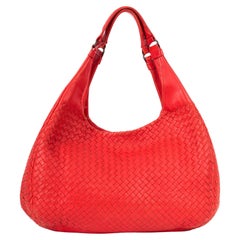 Bottega Veneta Bolso Cabas Hobo de Piel Naranja