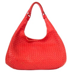 Bottega Veneta Borsa Hobo Cabas in pelle arancione