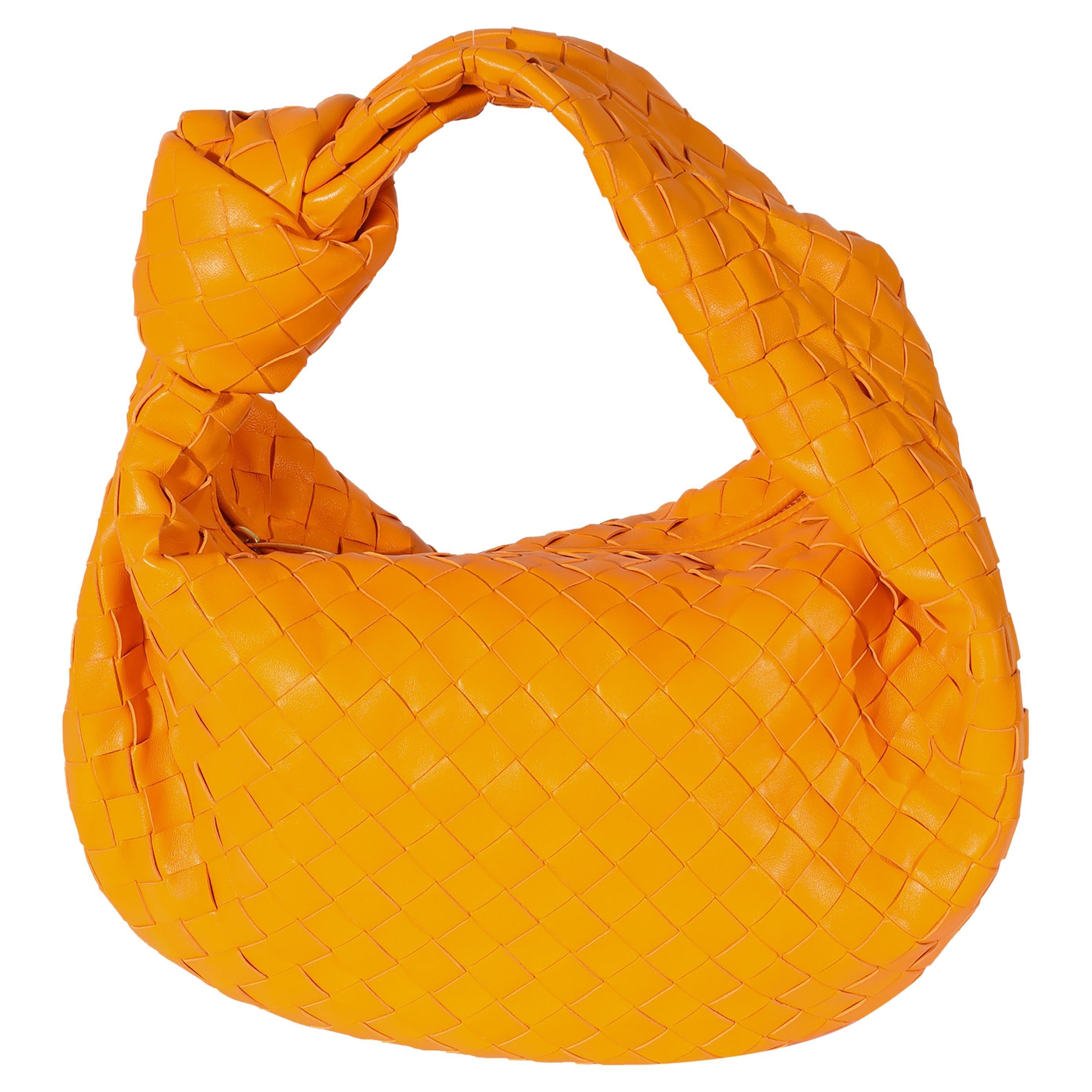 Bottega Veneta Orange Teen Jodie For Sale at 1stDibs