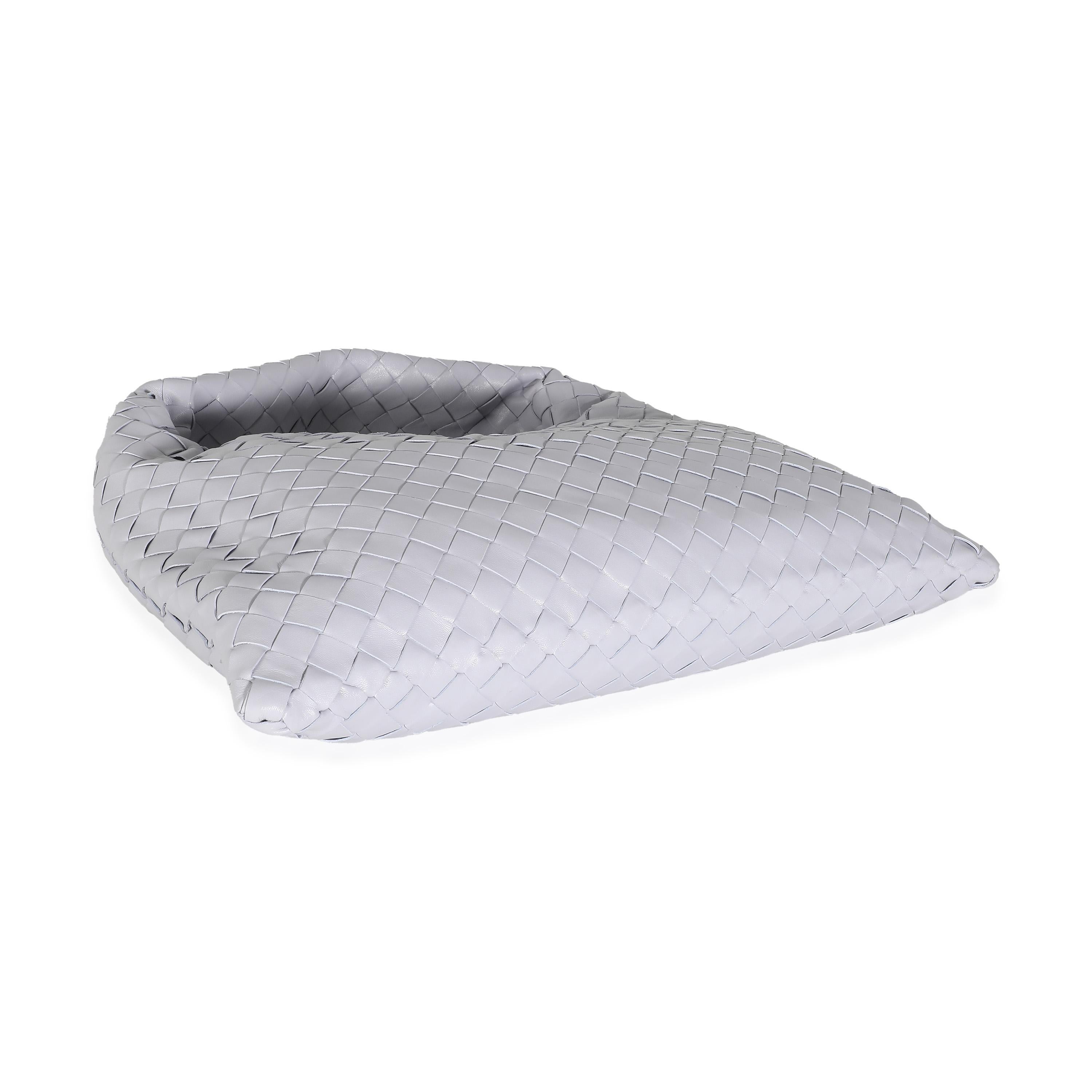 Petit hobo Bottega Veneta Oyster Nappa Intrecciato Unisexe en vente