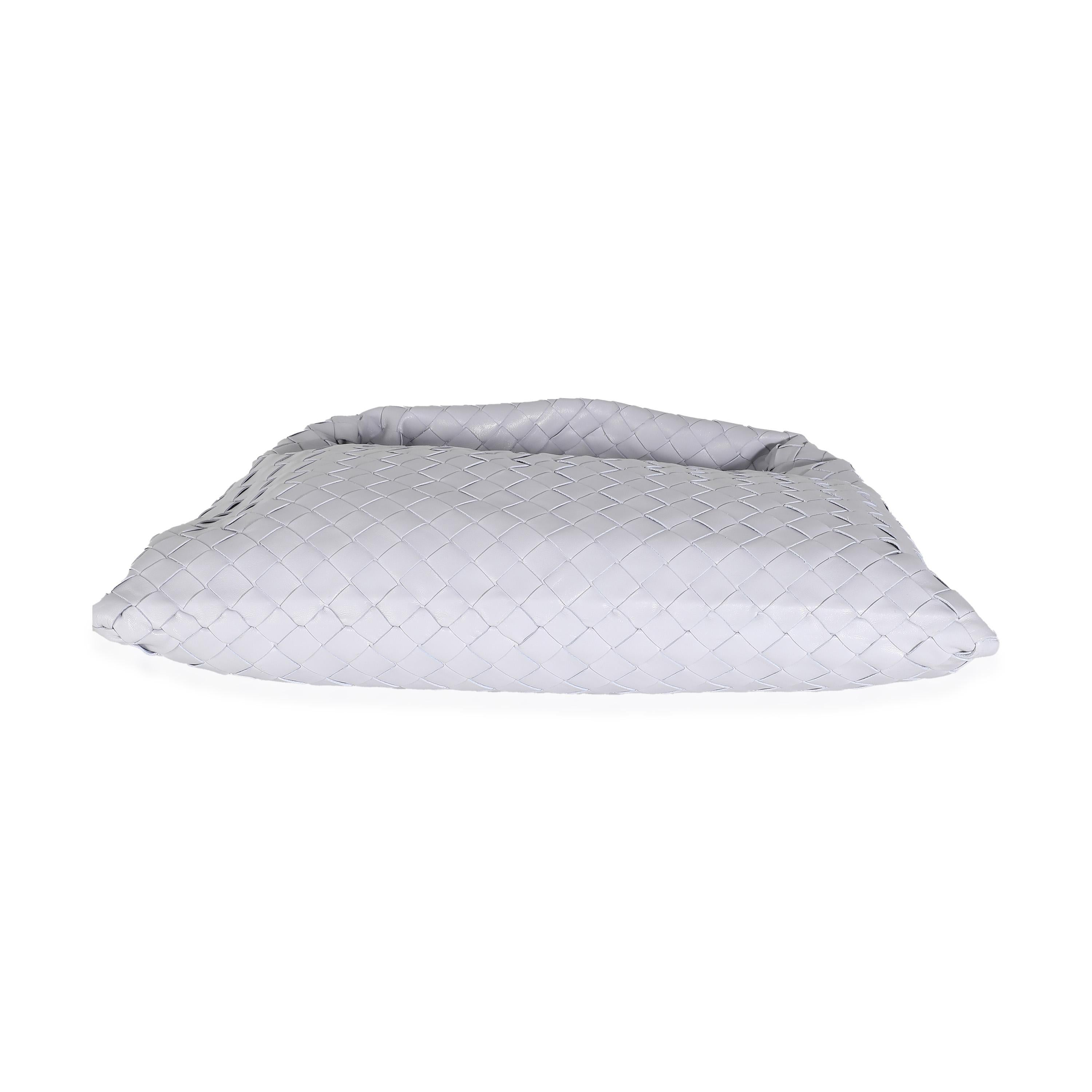 Petit hobo Bottega Veneta Oyster Nappa Intrecciato en vente 1