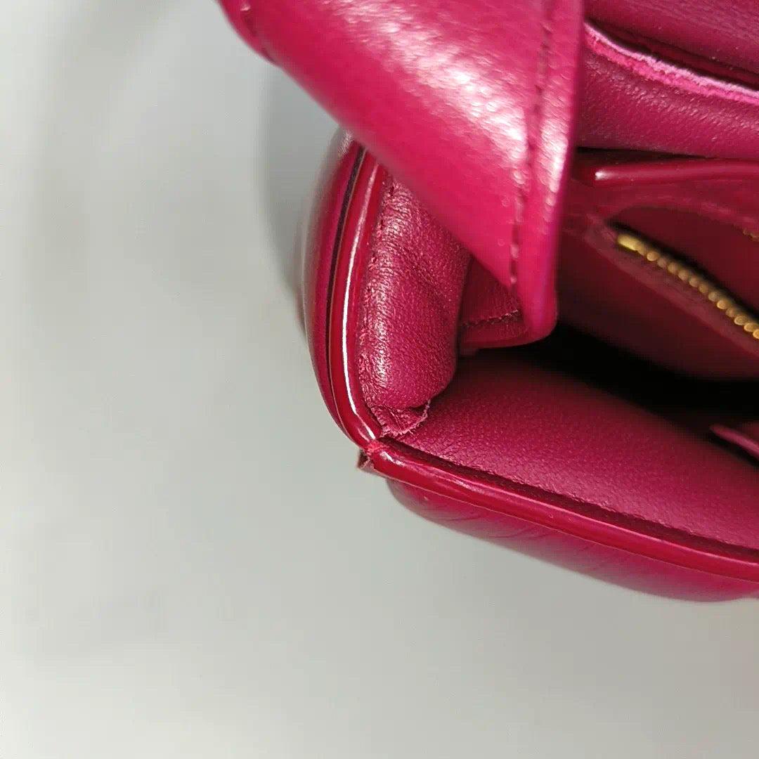 Bottega Veneta Padded Cassette Burgundy Red Leather For Sale 9