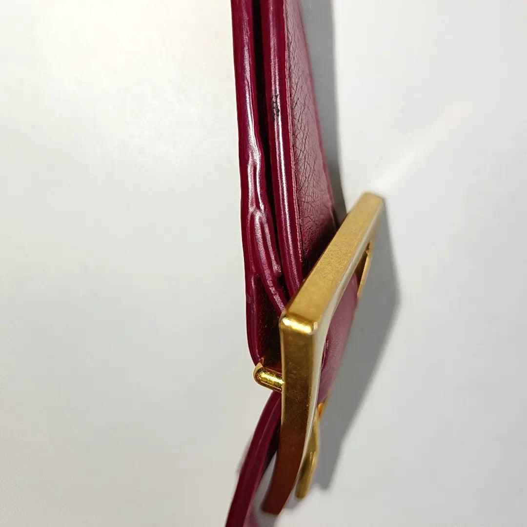 Bottega Veneta Padded Cassette Burgundy Red Leather For Sale 10