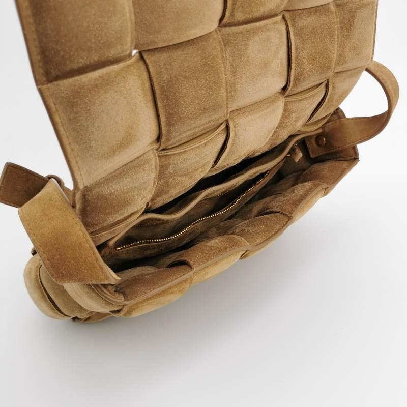 Bottega Veneta Padded Cassette Suede Leather Light Brown Beige 4