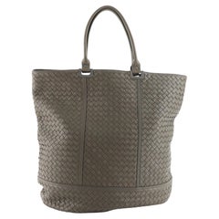 Bottega Veneta Panelled Flat Tote Intrecciato Nappa Large