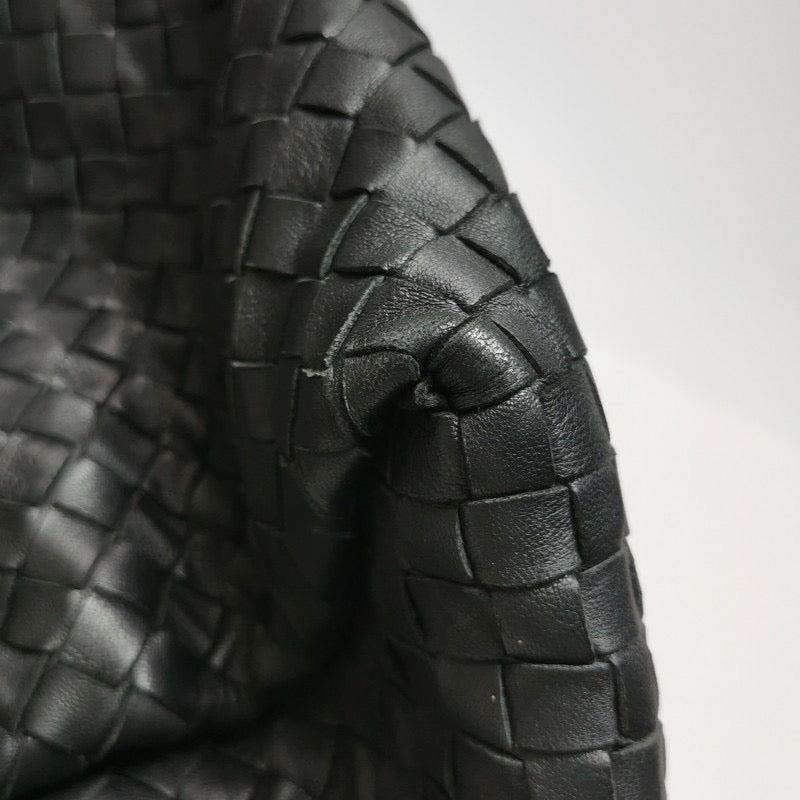 Bottega Veneta Parachute Shoulder Bag Intrecciato Black 30cm 6
