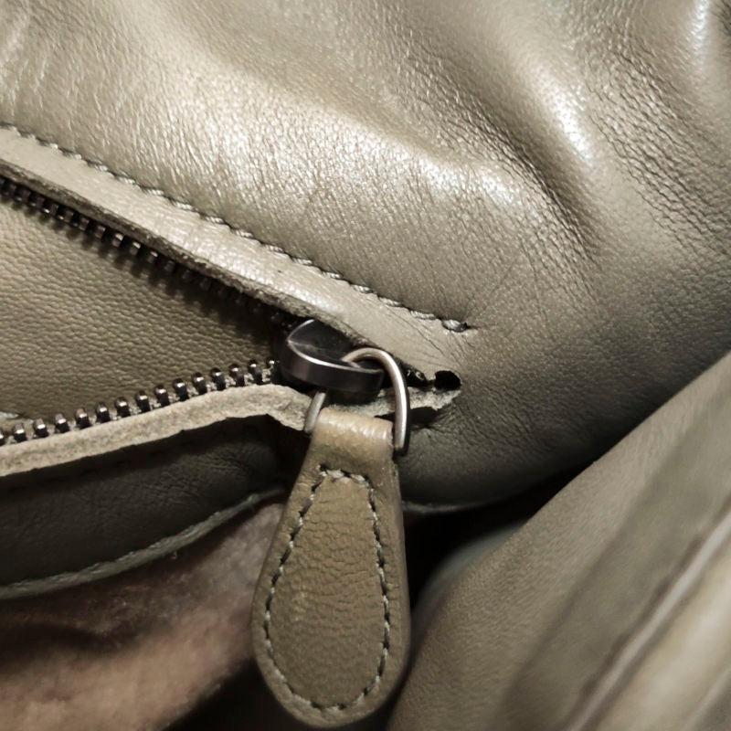 Bottega Veneta Parachute Shoulder Bag Intrecciato Dark Green 33cm 6