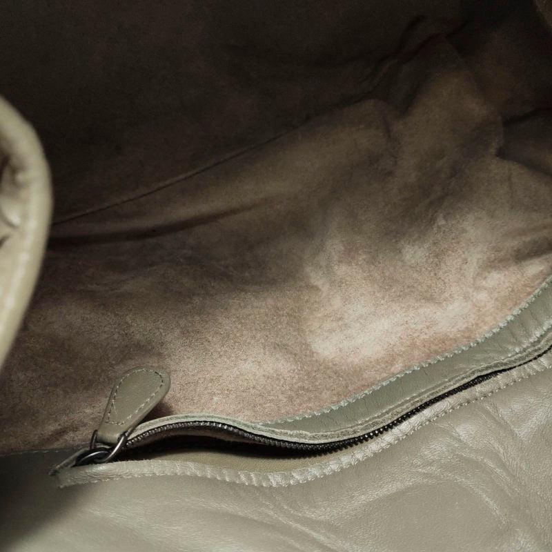 Bottega Veneta Parachute Shoulder Bag Intrecciato Dark Green 33cm 2