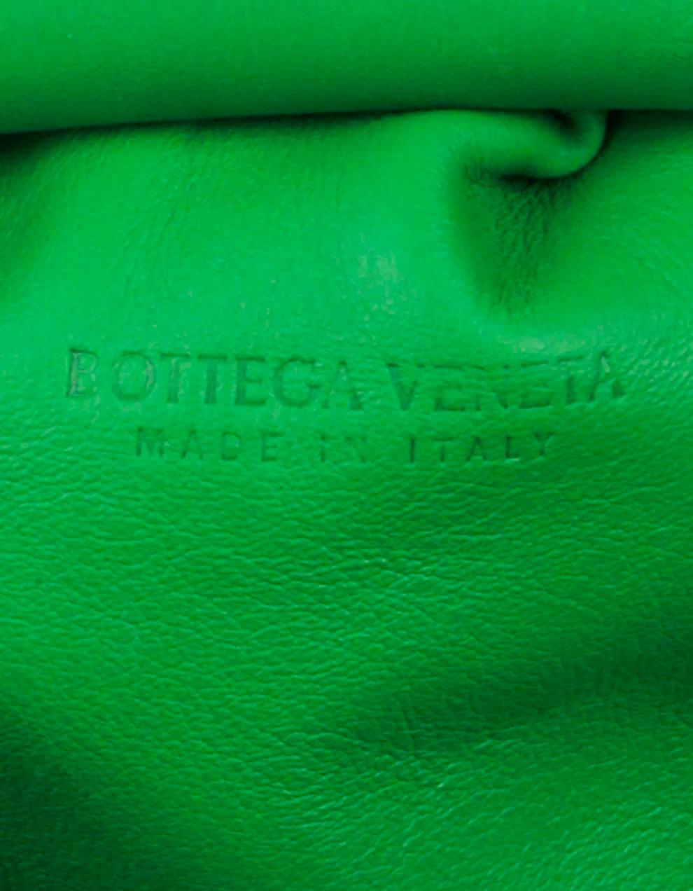 Bottega Veneta Parakeet Green Butter Leather The Mini Pouch Crossbody Bag 1