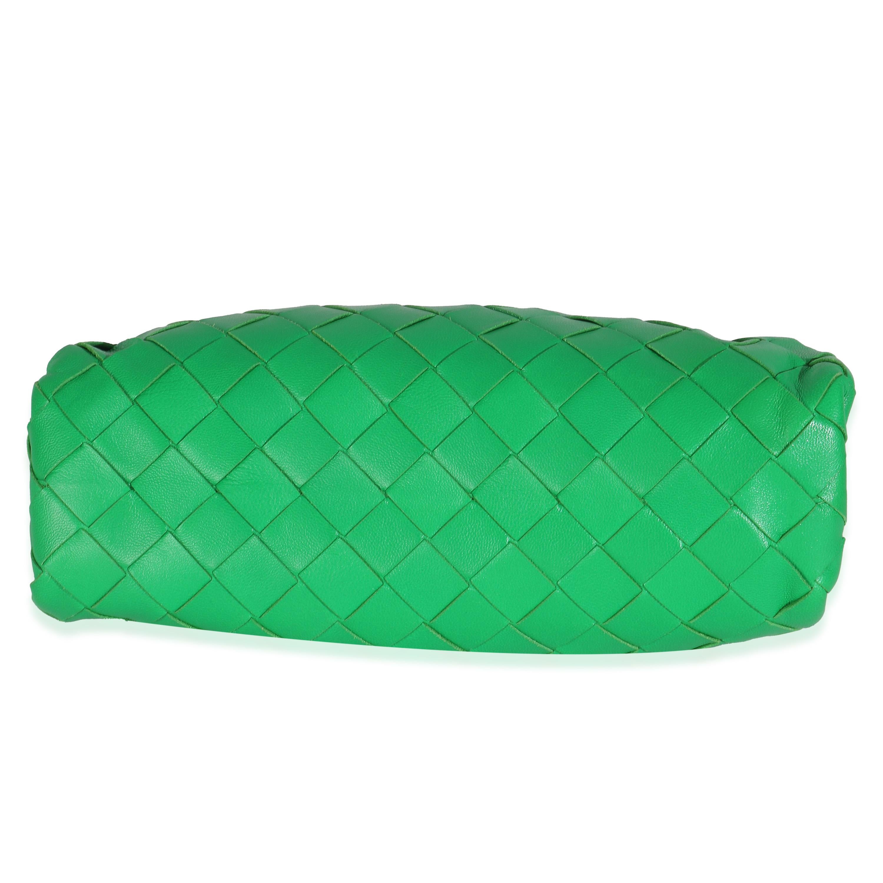 Bottega Veneta Parakeet Nappa Intrecciato The Mini Pouch in vendita 3