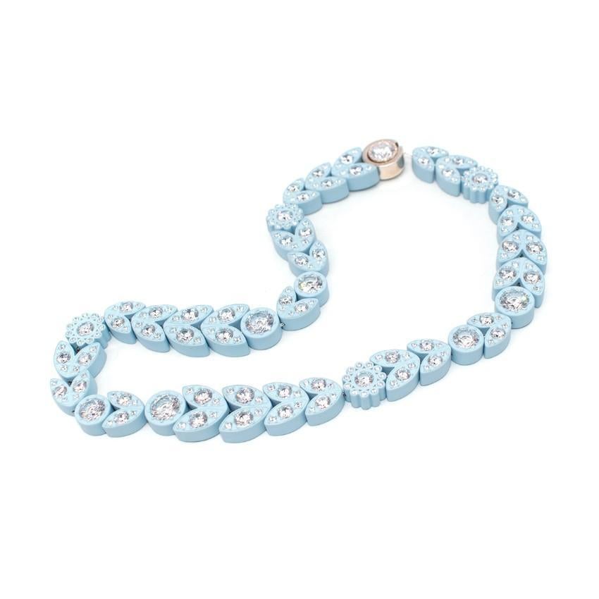 bottega veneta crystal embellished petal bracelet