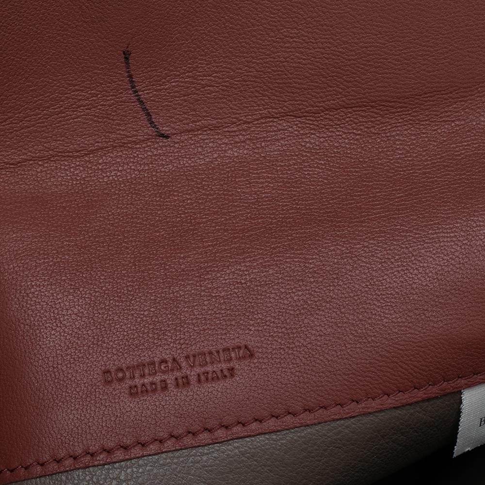 Bottega Veneta Pastel Red Intrecciato Leather Multi Wallet 4