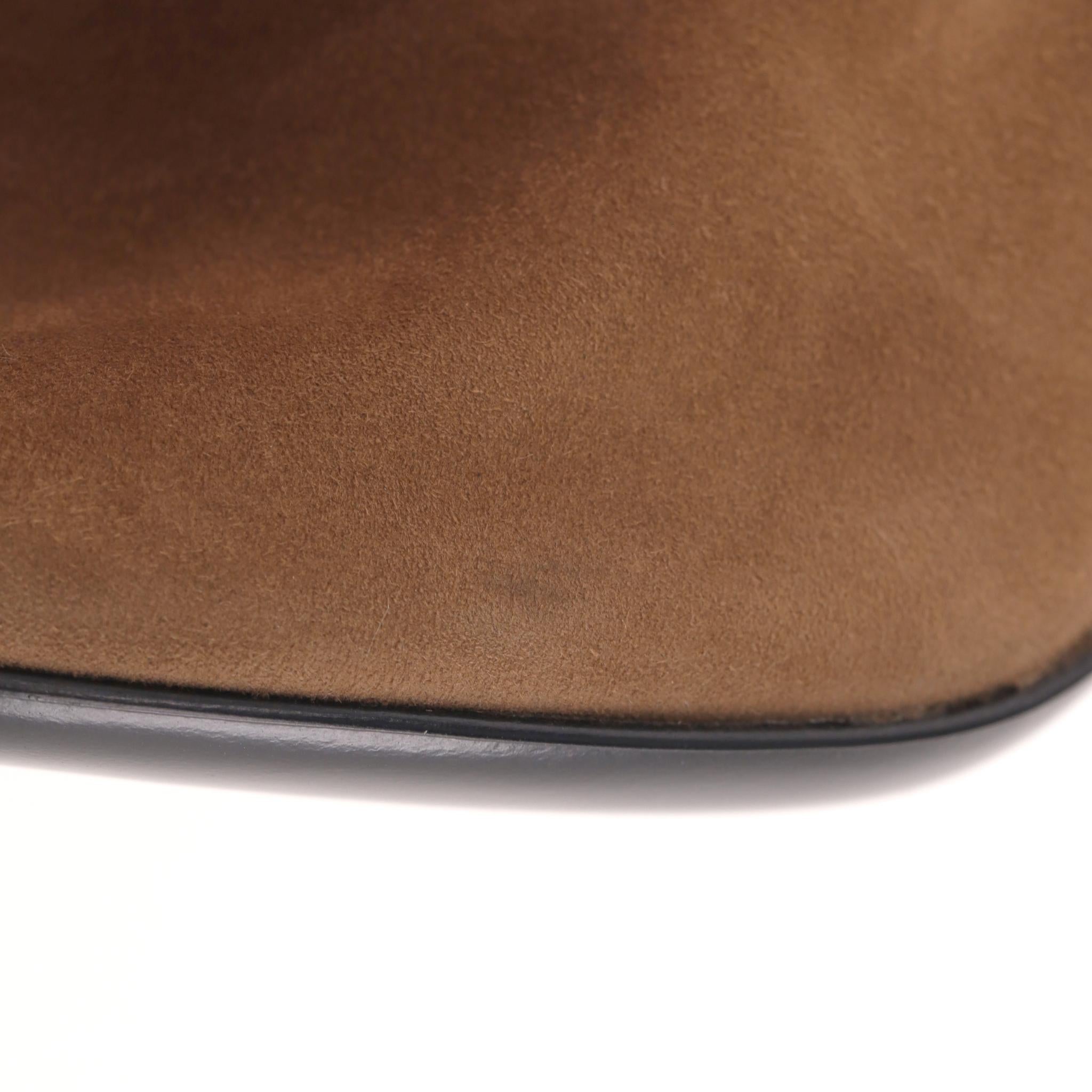 Bottega Veneta Peep Toe-Stiefel aus Wildleder im Angebot 7