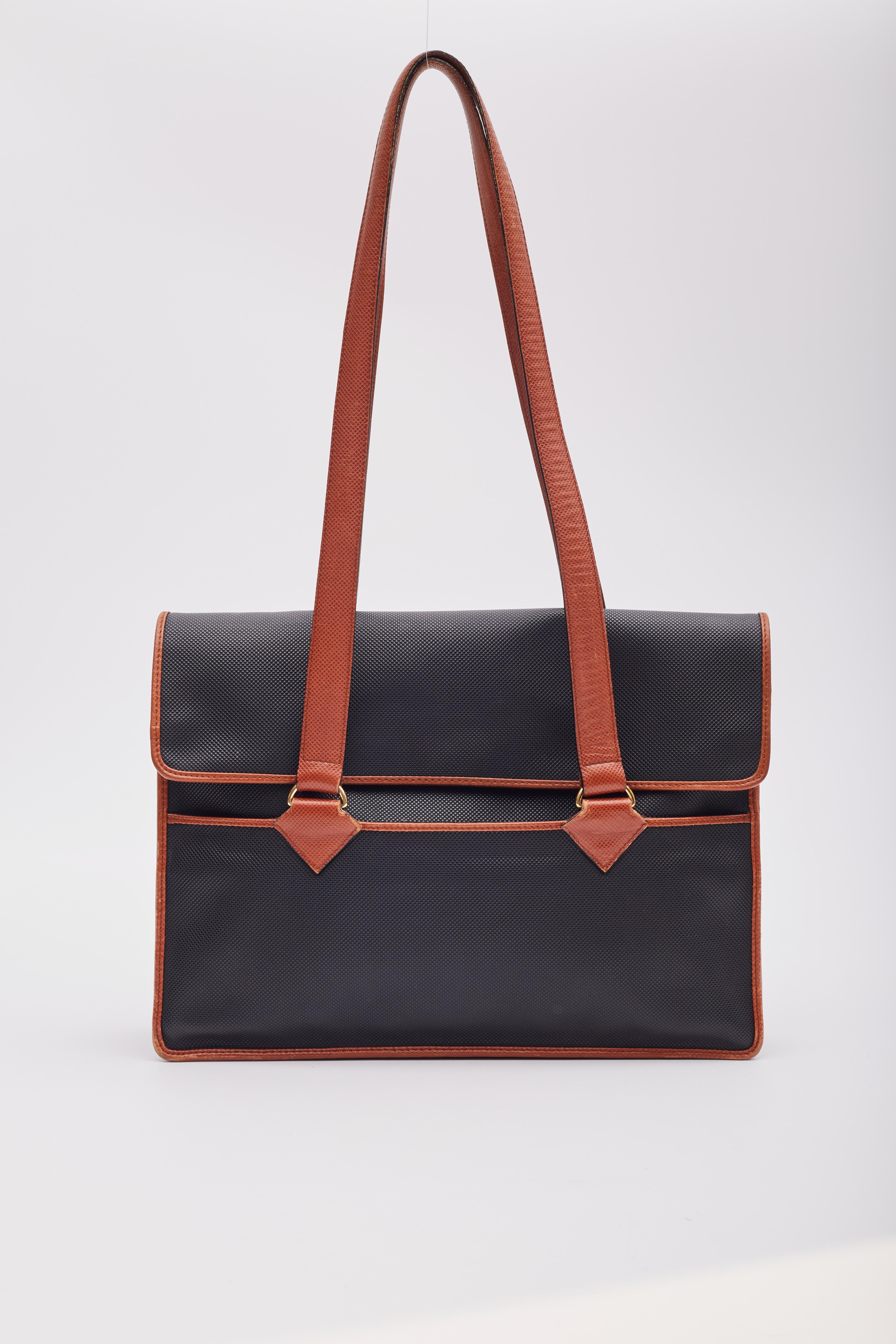 Women's or Men's Bottega Veneta Perforated Leather Black Marco Polo Tote Brief Bag
