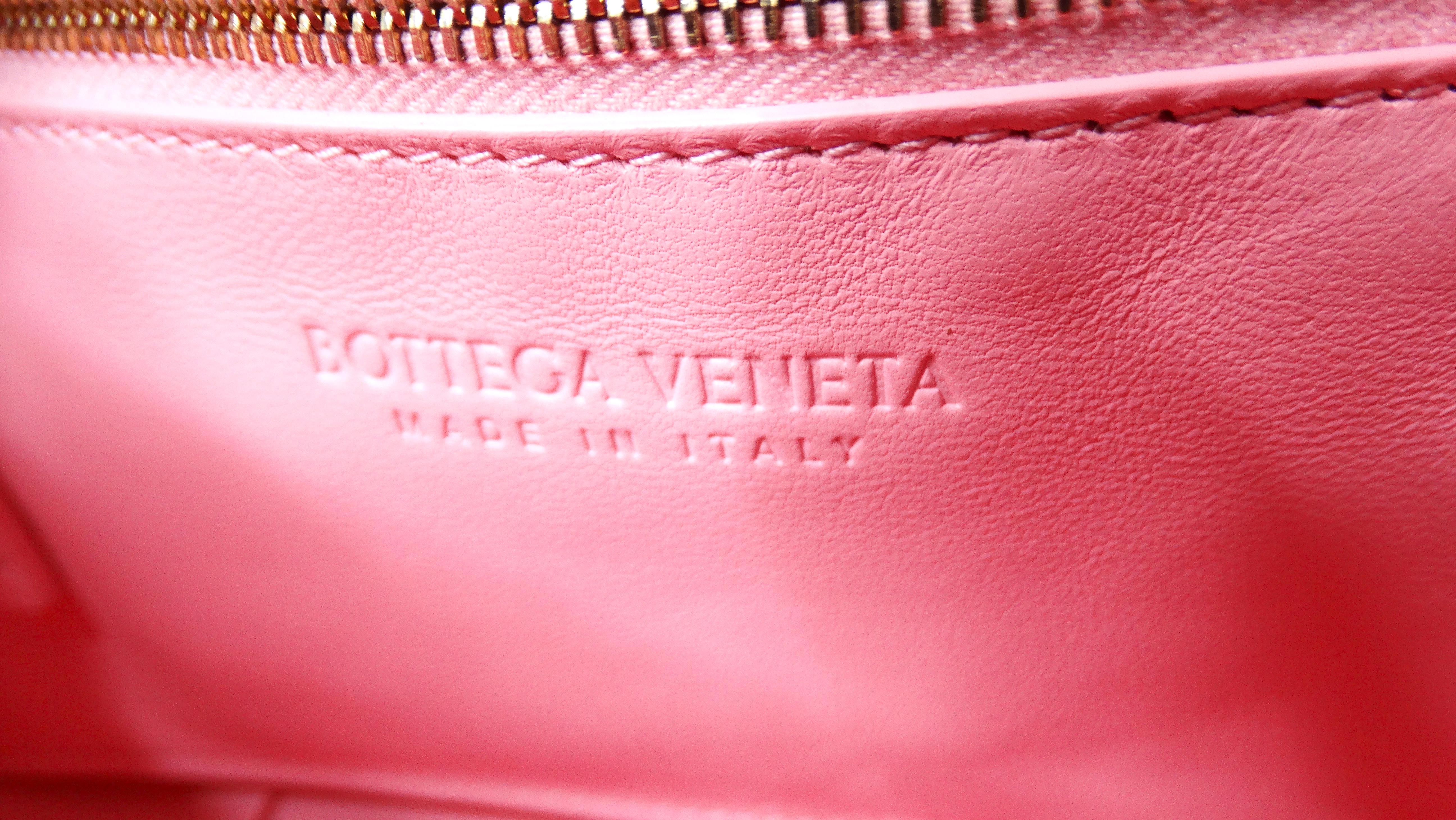 Bottega Veneta Pink Cassette Leather Crossbody Bag 5
