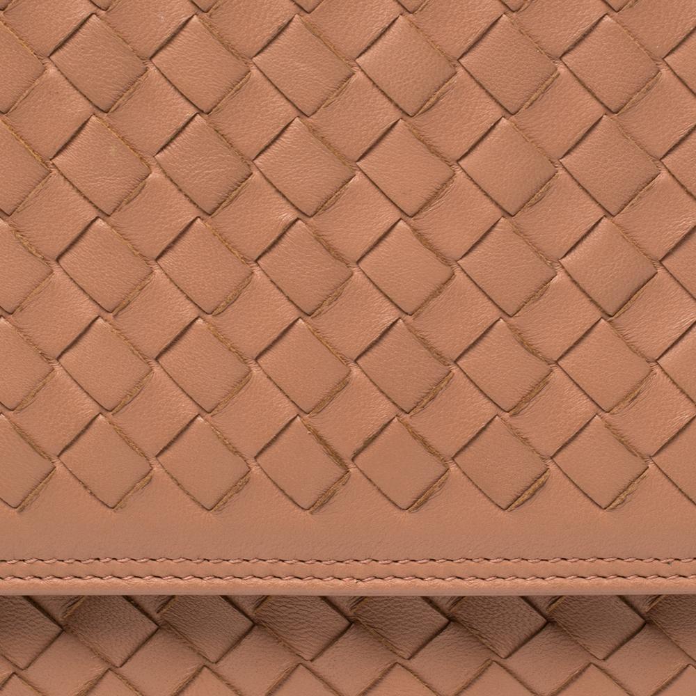 Bottega Veneta Rosa Intrecciato Leder Alumna Top Handle Tasche 6