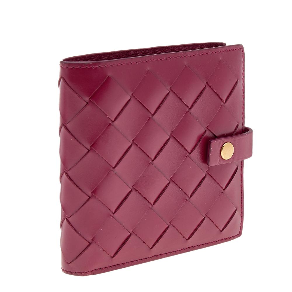 bottega veneta pink wallet