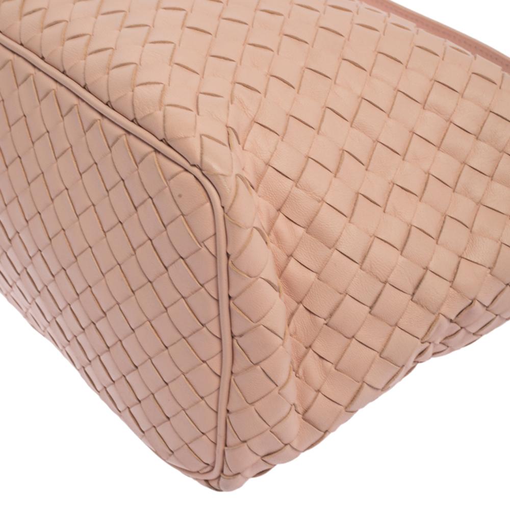 Bottega Veneta Pink Intrecciato Leather Small Shoulder Bag 2