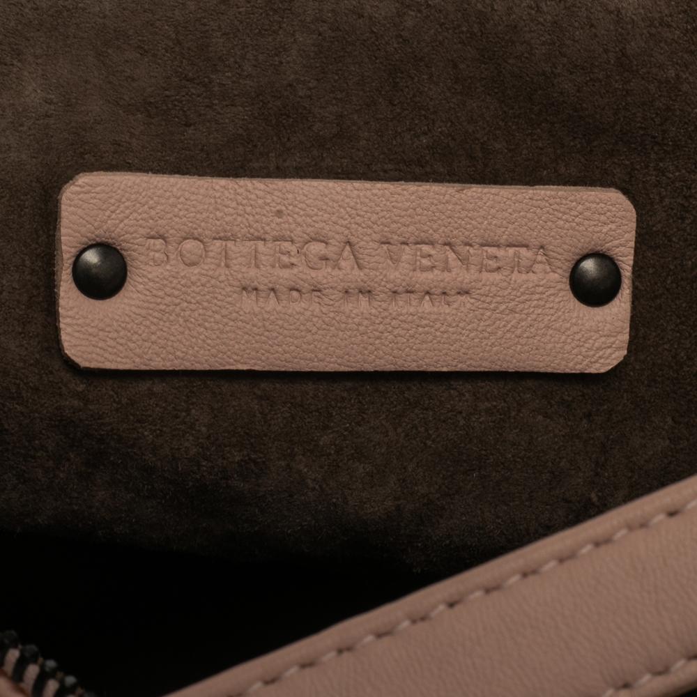 Bottega Veneta Pink Intrecciato Leather Small Shoulder Bag 4