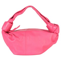 Bottega Veneta Pink Nappa Mini Double Knot Bag