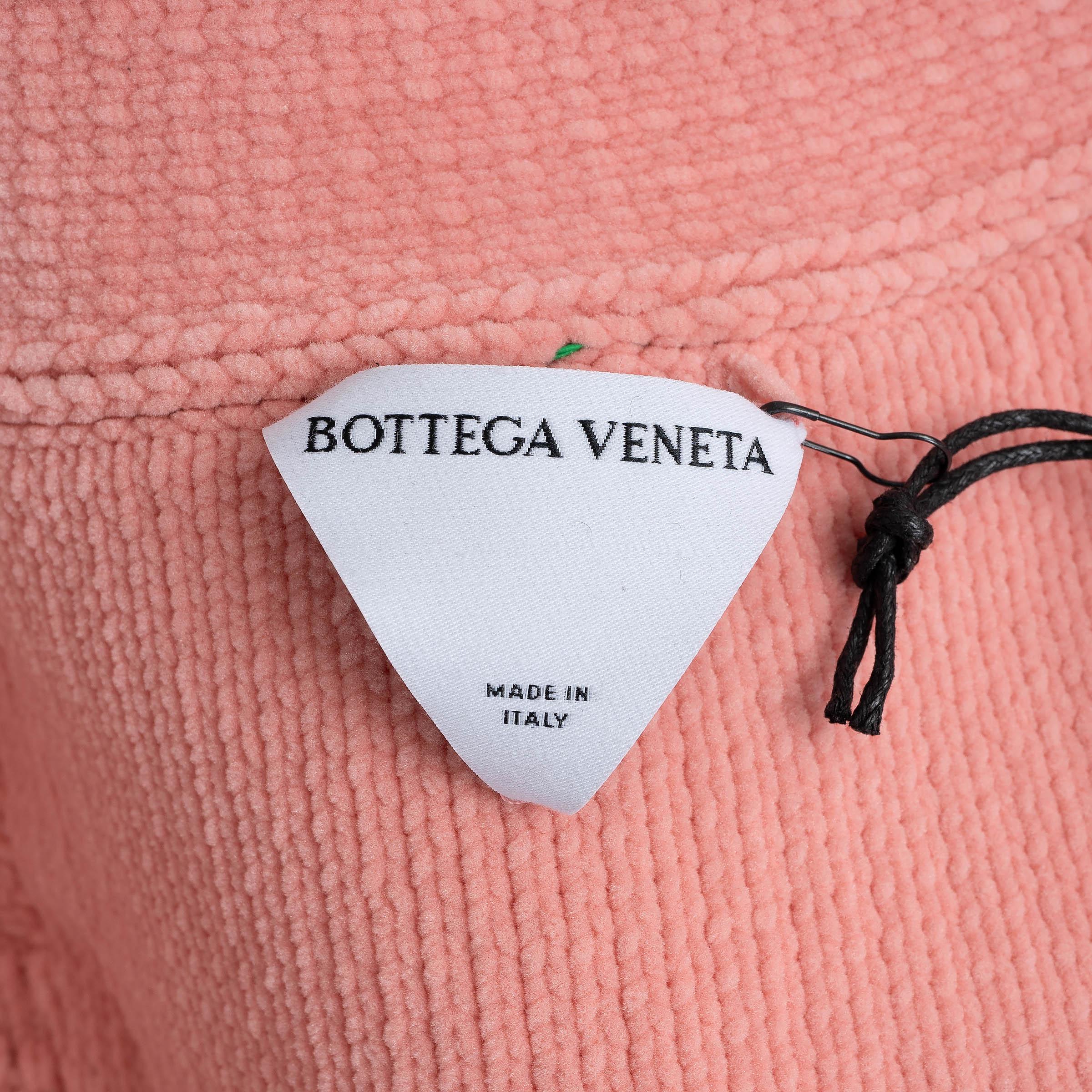 BOTTEGA VENETA Rosa Polyamide 2022 LOGO CHENILLE Strickjacke Pullover S im Angebot 3