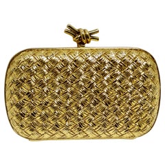 Bottega Veneta Plisse Knot Clutch