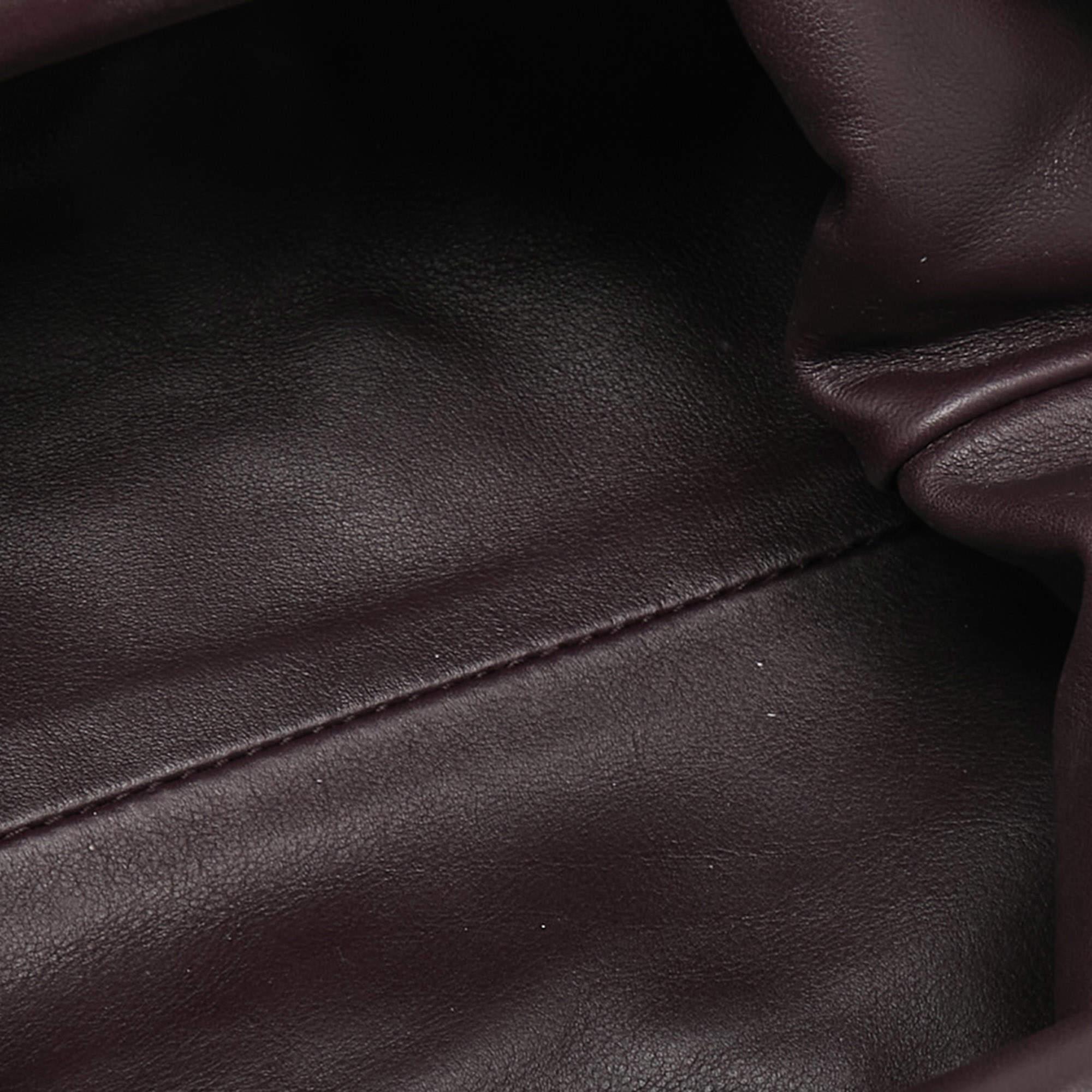 Bottega Veneta Plum Leather Mini The Pouch Bag 1