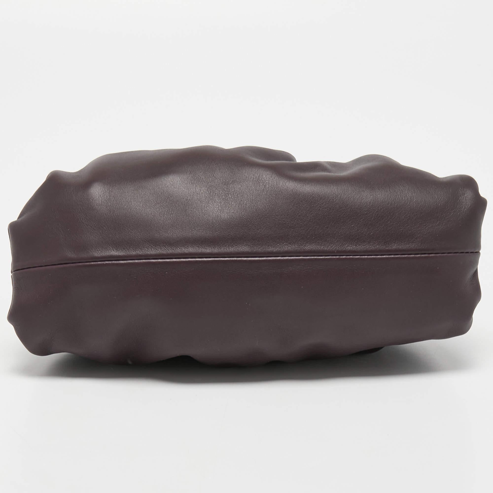 Bottega Veneta Plum Leather Mini The Pouch Bag 2