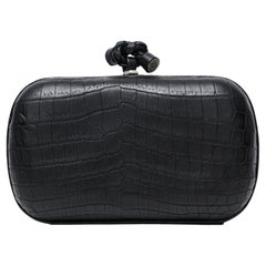 Bottega Veneta Pochette Knot Exotic Clutch