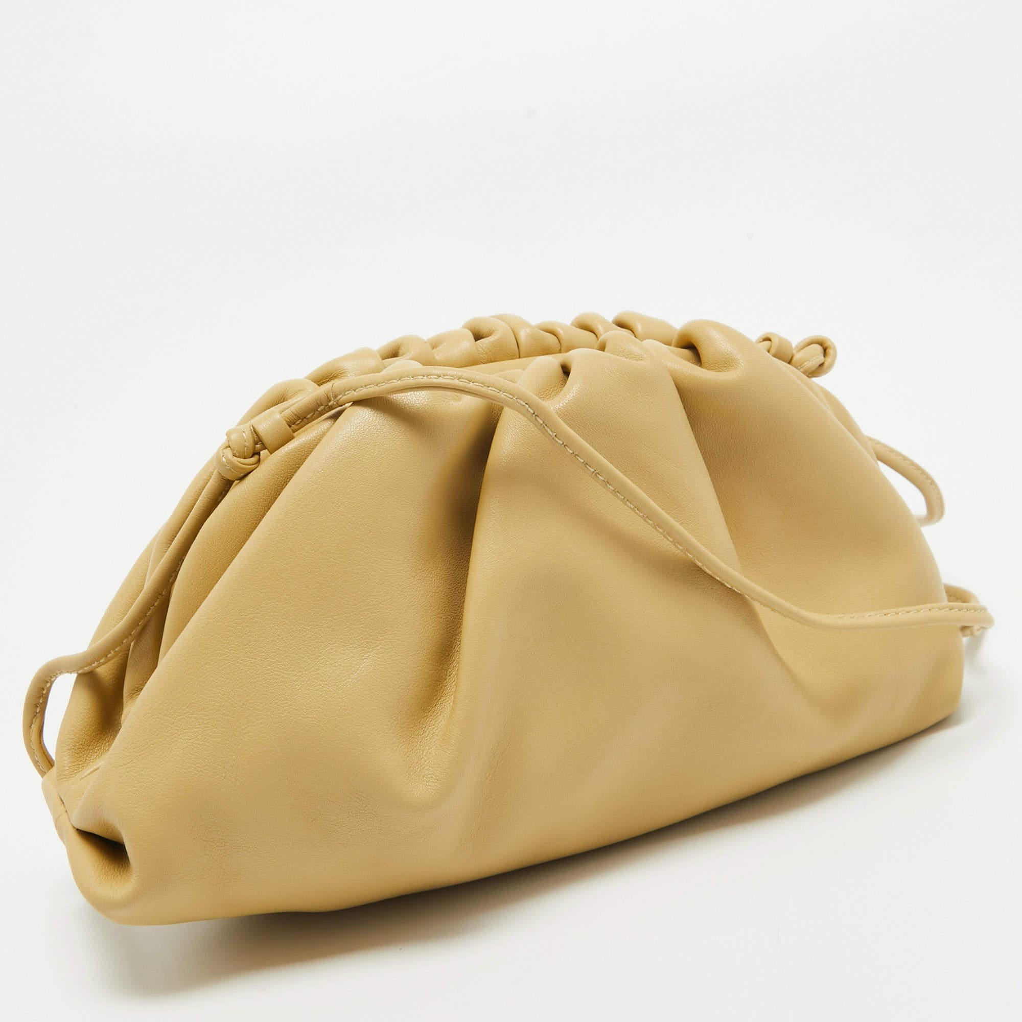 Women's Bottega Veneta Porridge Leather Mini The Pouch Bag