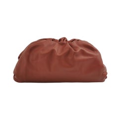 Bottega Veneta Bolsa Piel de Becerro Rojo Ladrillo Grande
