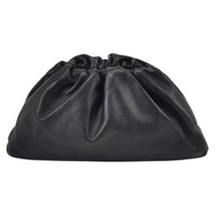 Bottega Veneta Pouch Large Black Calfskin Leather