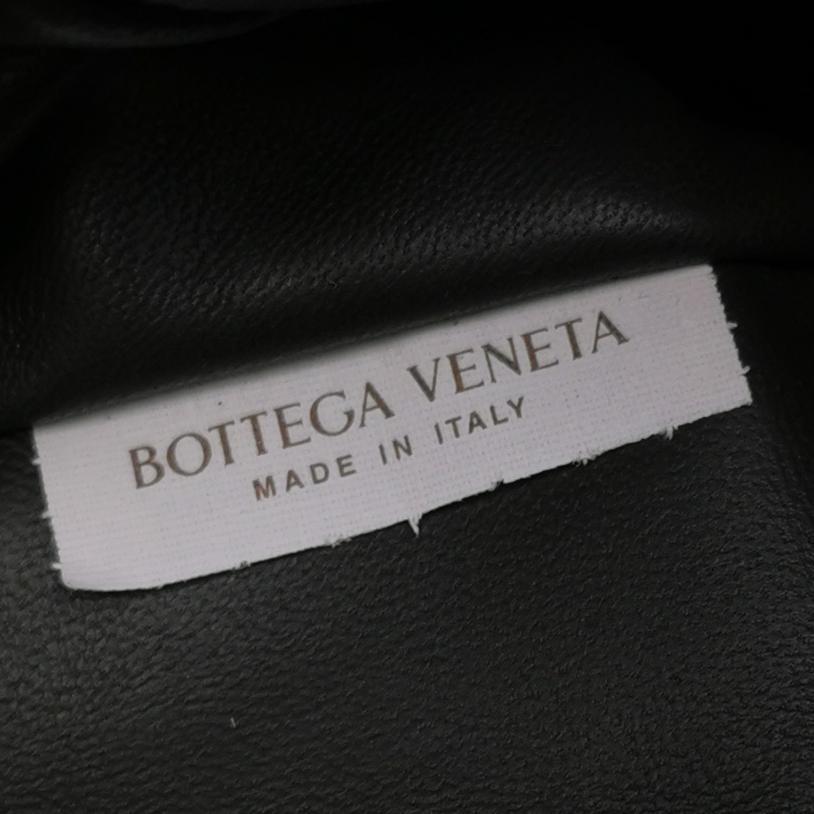Bottega Veneta - Pochette - Large Intrecciato - Cuir de veau vert olive foncé en vente 2