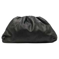 Bottega Veneta Pouch Leather Clutch Black