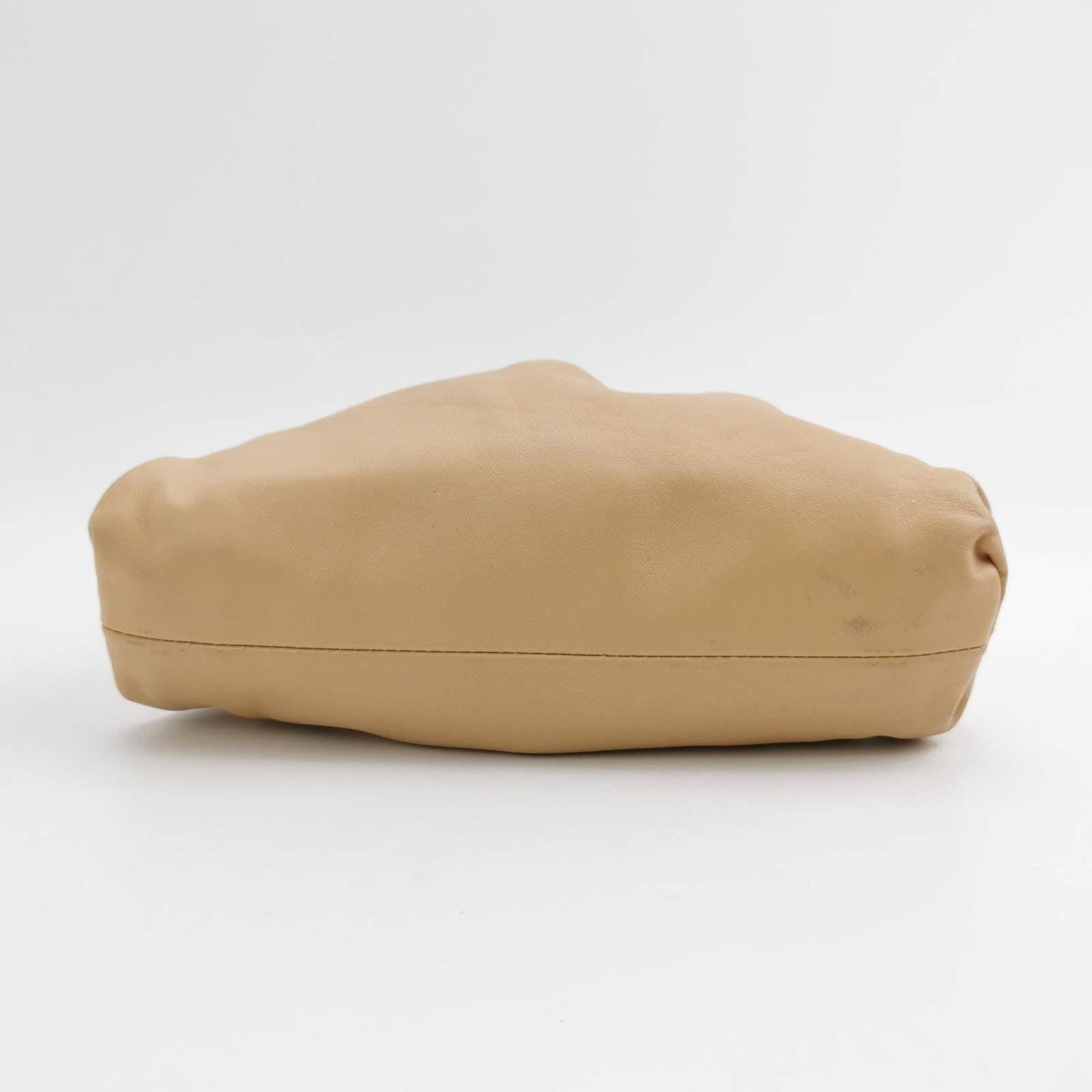 Bottega Veneta Pouch Mini Beige Leather For Sale 1